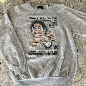 Vintage 90s Last Nerve Graphic Crewneck